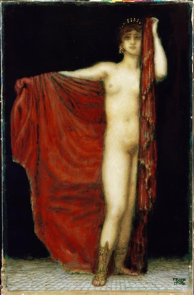F. v. Stuck, Phryne by Franz von Stuck